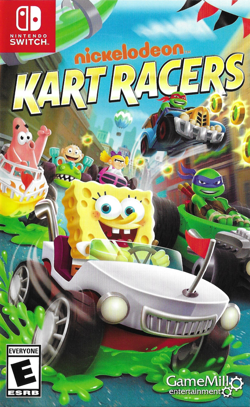 Nickelodeon Kart Racers box art for Playstation 4